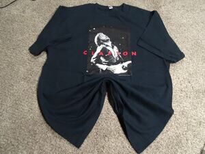 Vintage 2004 Eric Clapton Tour T-Shirt XL | Concert Merch Black Band Tee